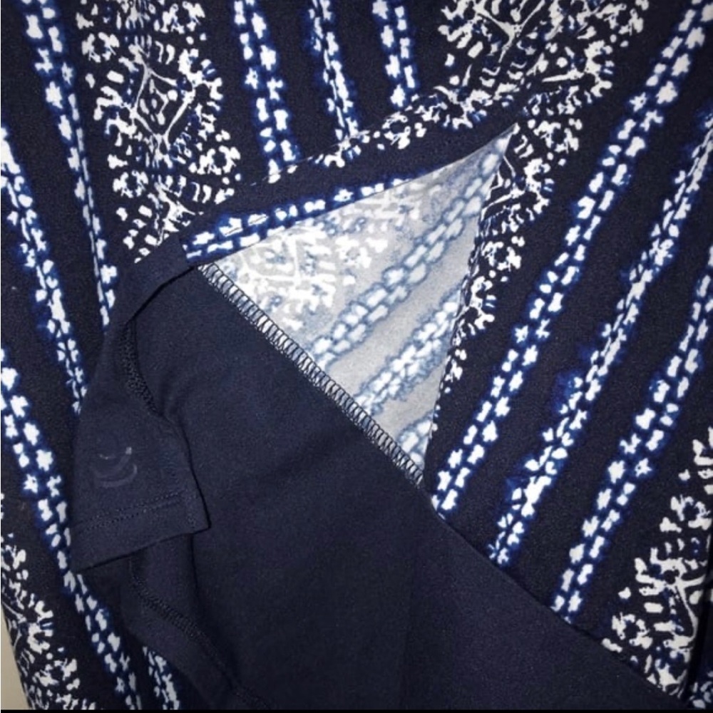 EUC Cuddl Duds Loungewear Navy Blue Gown Women’s Size XL​ - Picture 8 of 9